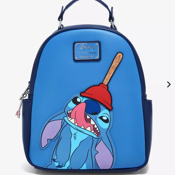 Loungefly Handbags - Loungefly Disney Lilo & Stitch Plunger Mini Backpack